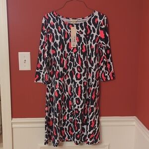 ❤️5/$25  ⭐NWT Yelete Animal Print Dress